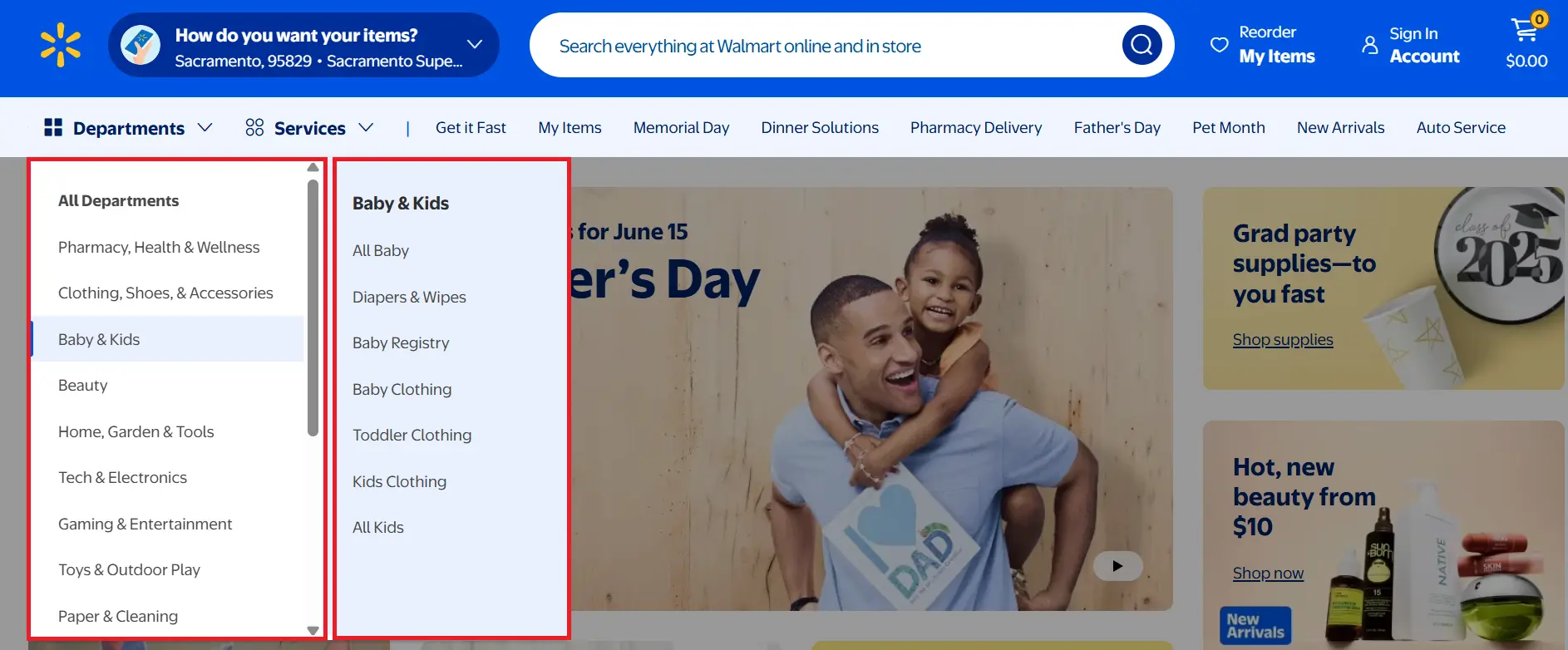 Screenshot del sito web ufficiale di Walmart Immagine: Screenshot del sito web ufficiale di Walmart