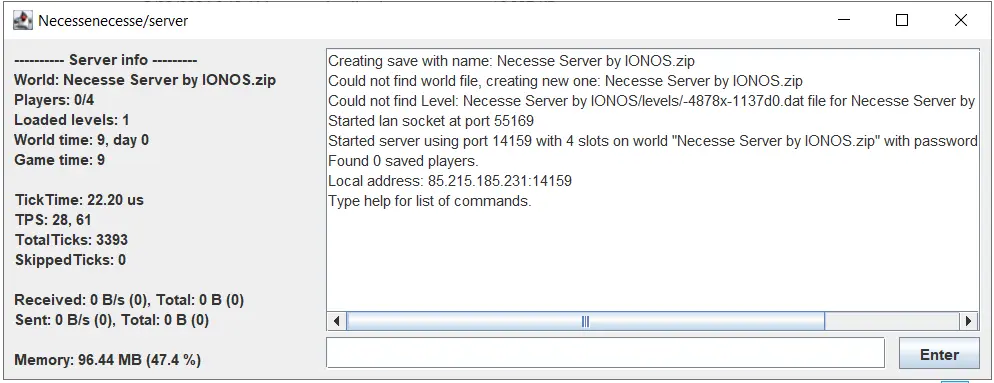 Assistente server Necesse Immagine: Assistente server Necesse