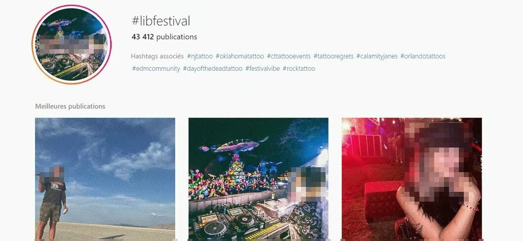 Immagine: L’hashtag per eventi su Instagram: #libfestival