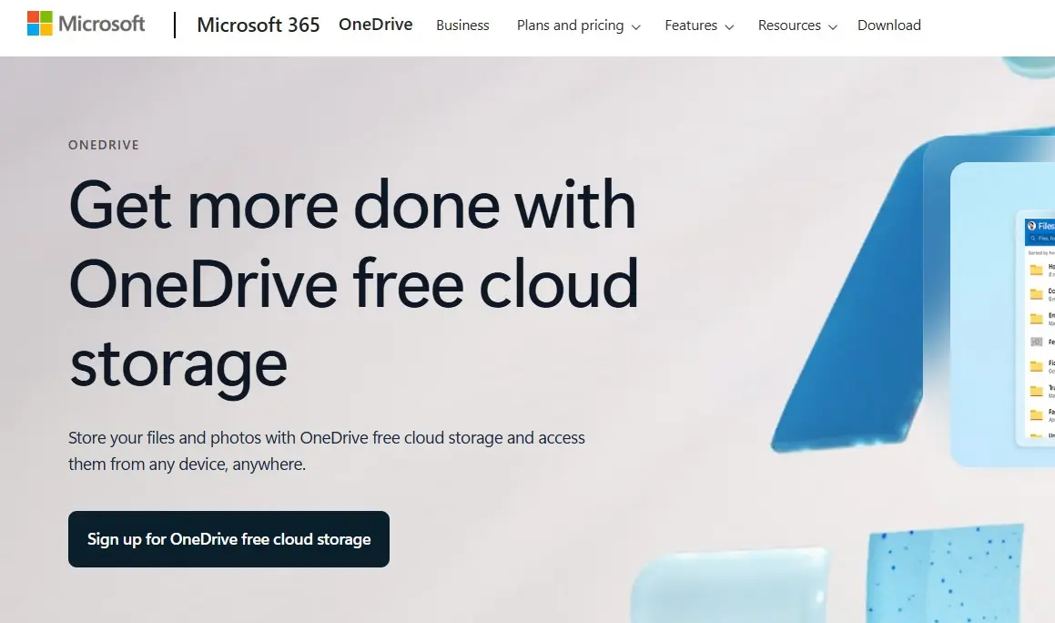 Immagine: Screenshot di OneDrive