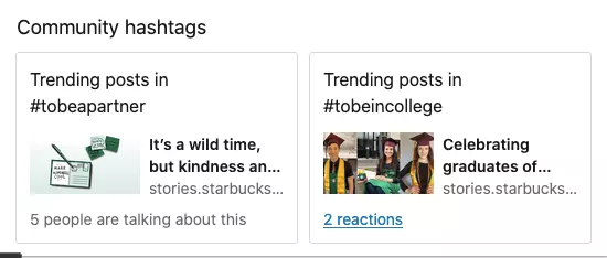 Immagine: Hashtag marketing: i community hashtag di Starbucks
