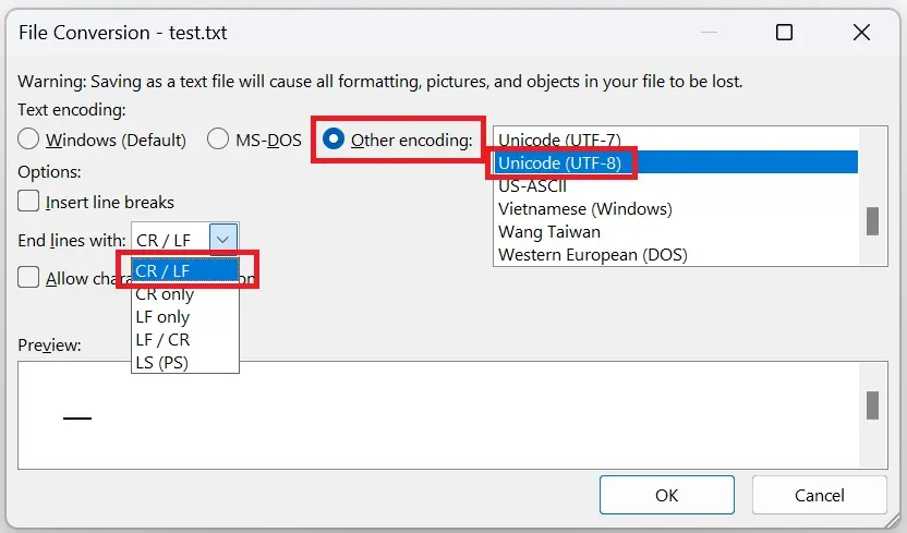 Screenshot: conversione file su Word Immagine: Screenshot: conversione file su Word