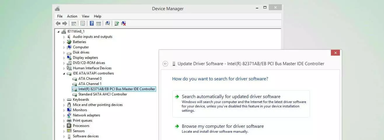Gestione dei dispositivi in Windows: aggiornamento driver