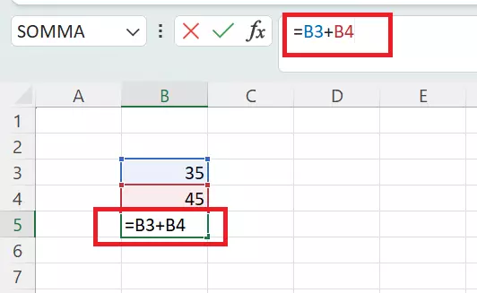 Modificare una formula di Excel Modificare una formula di Excel
