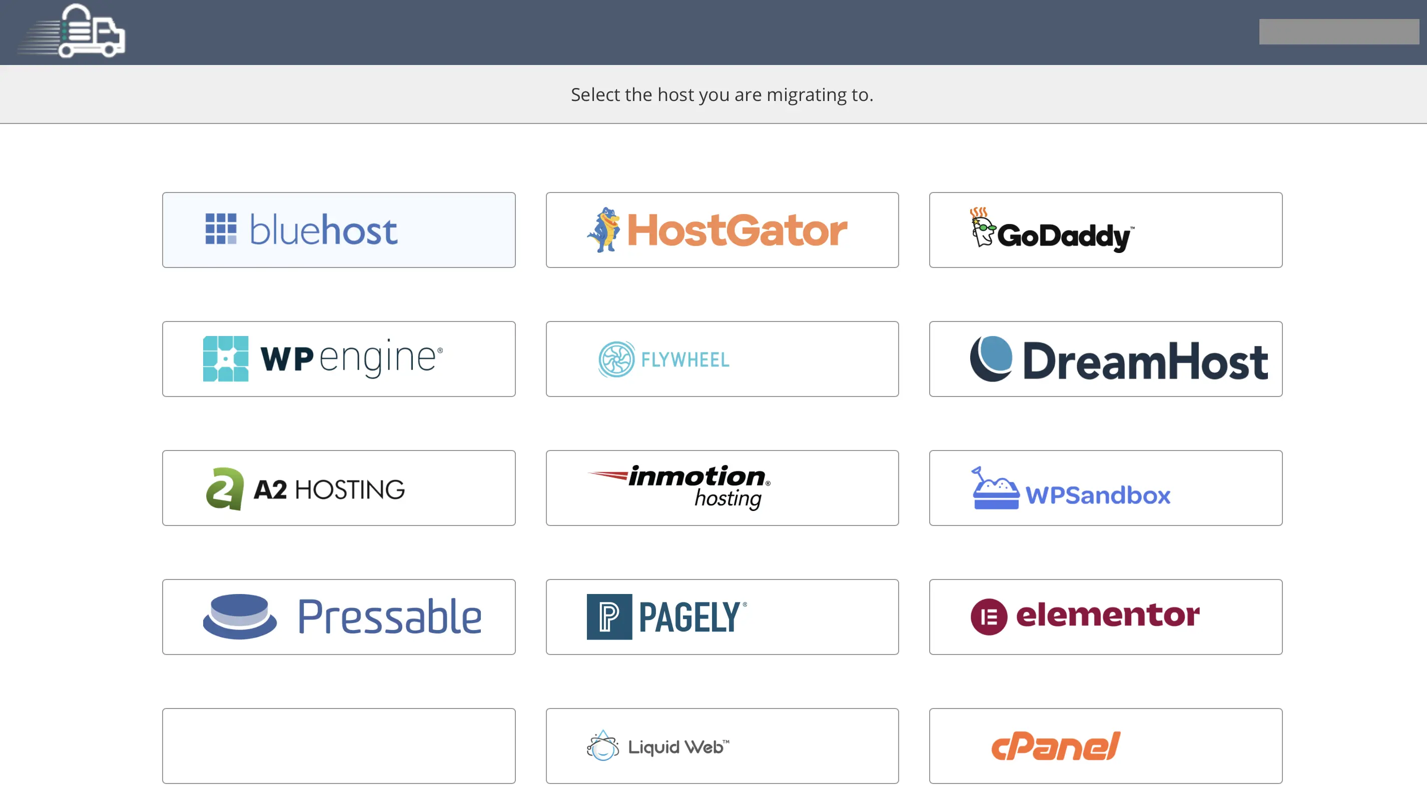 Schermata di Migrate Guru Immagine: Schermata di Migrate Guru