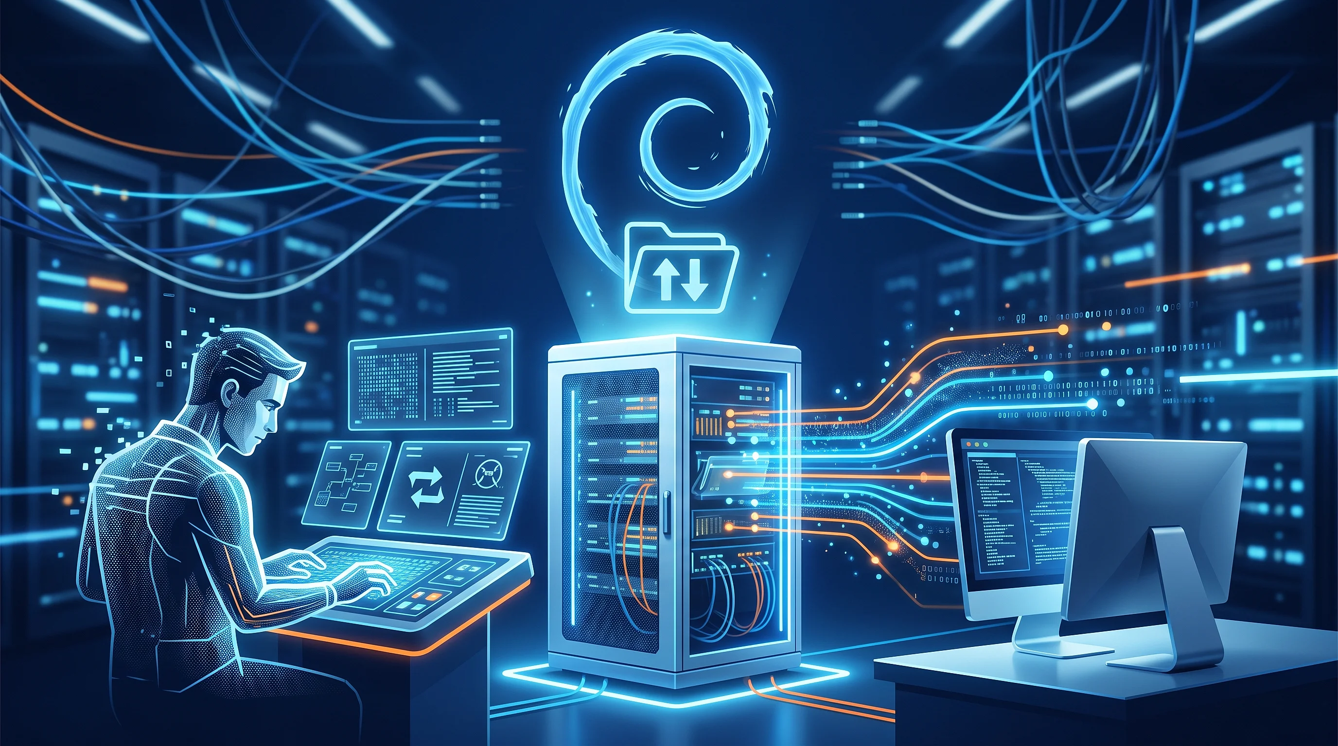 Immagine: Server FTP su Debian: come installare e configurare un proprio server
