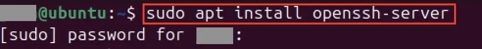 Screenshot dell’installazione di OpenSSH nel terminale Immagine: Screenshot dell’installazione di OpenSSH nel terminale