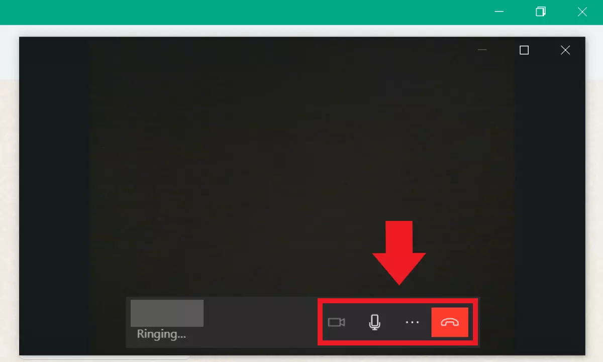 Immagine: Le diverse funzioni in una videochiamata di WhatsApp