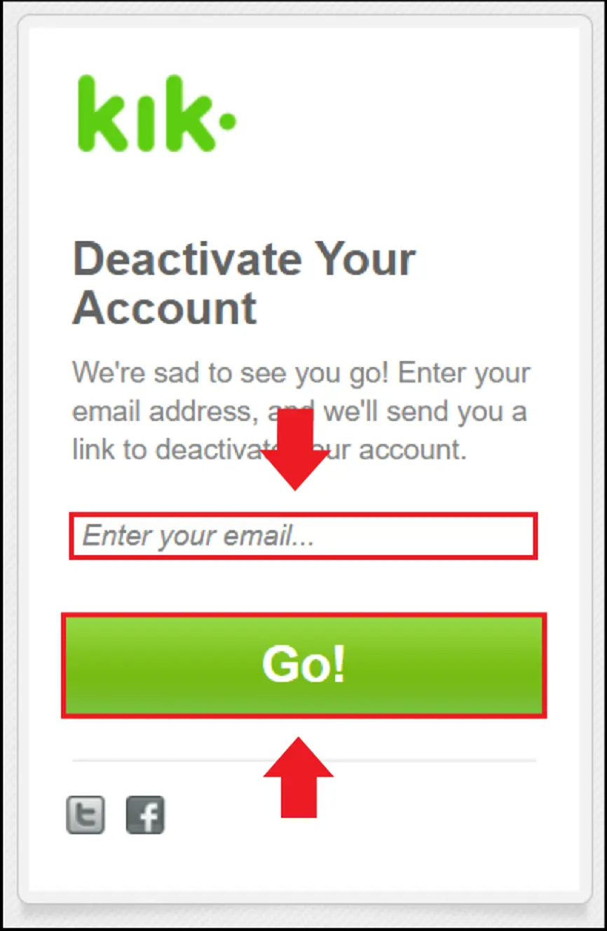 Immagine: Inserisci l’indirizzo e-mail che hai utilizzato durante la registrazione e fai clic su “Go!”