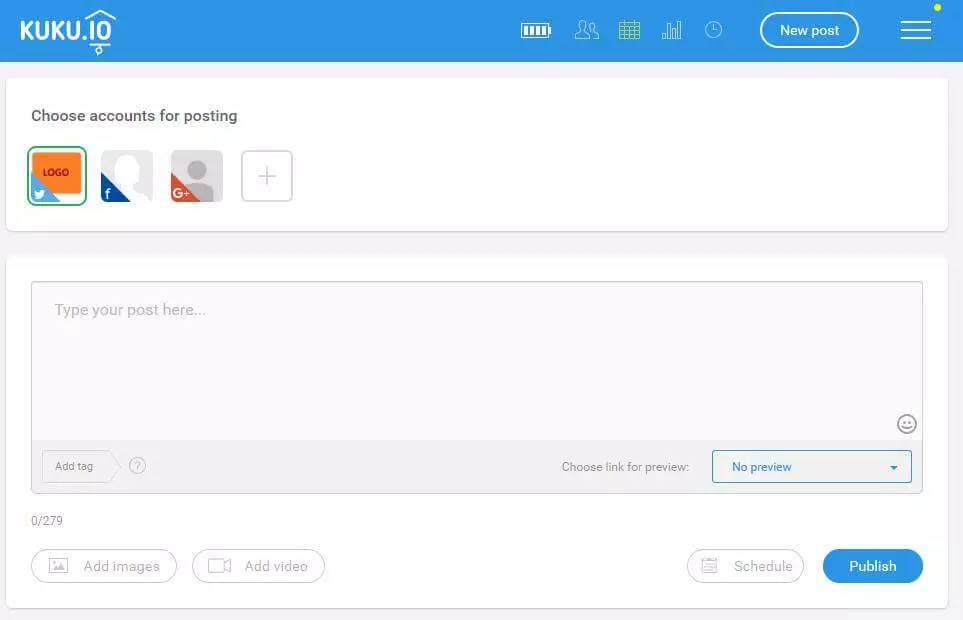 Immagine: Interfaccia utente di Kuku