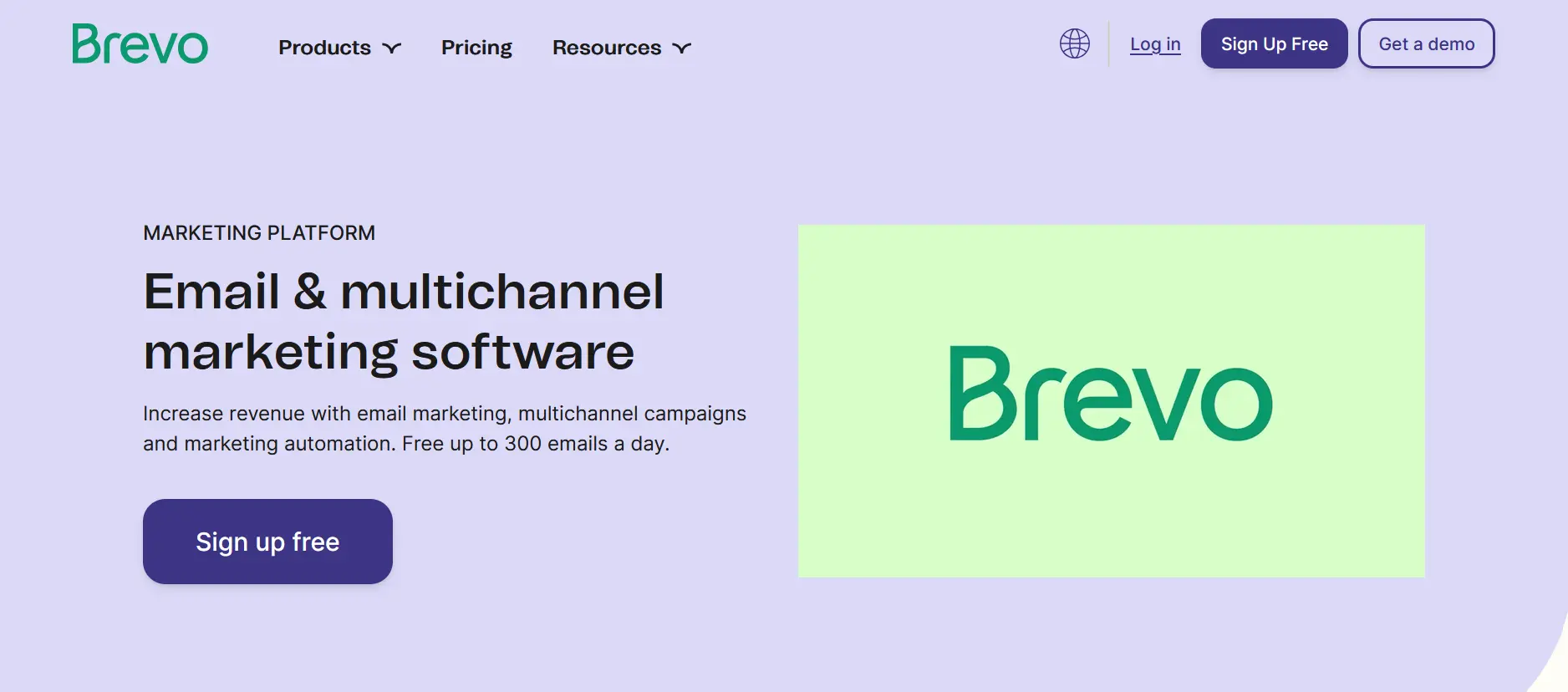 Immagine: Sito del software di e-mail marketing Brevo