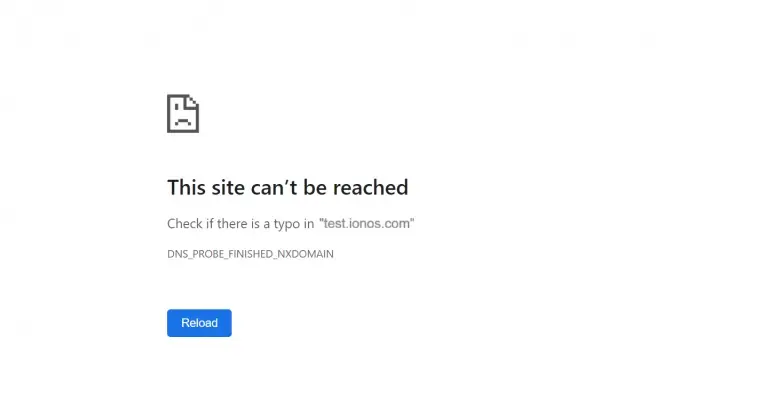 Google Chrome: DNS_PROBE_FINISHED_NXDOMAIN Immagine: Google Chrome: DNS_PROBE_FINISHED_NXDOMAIN