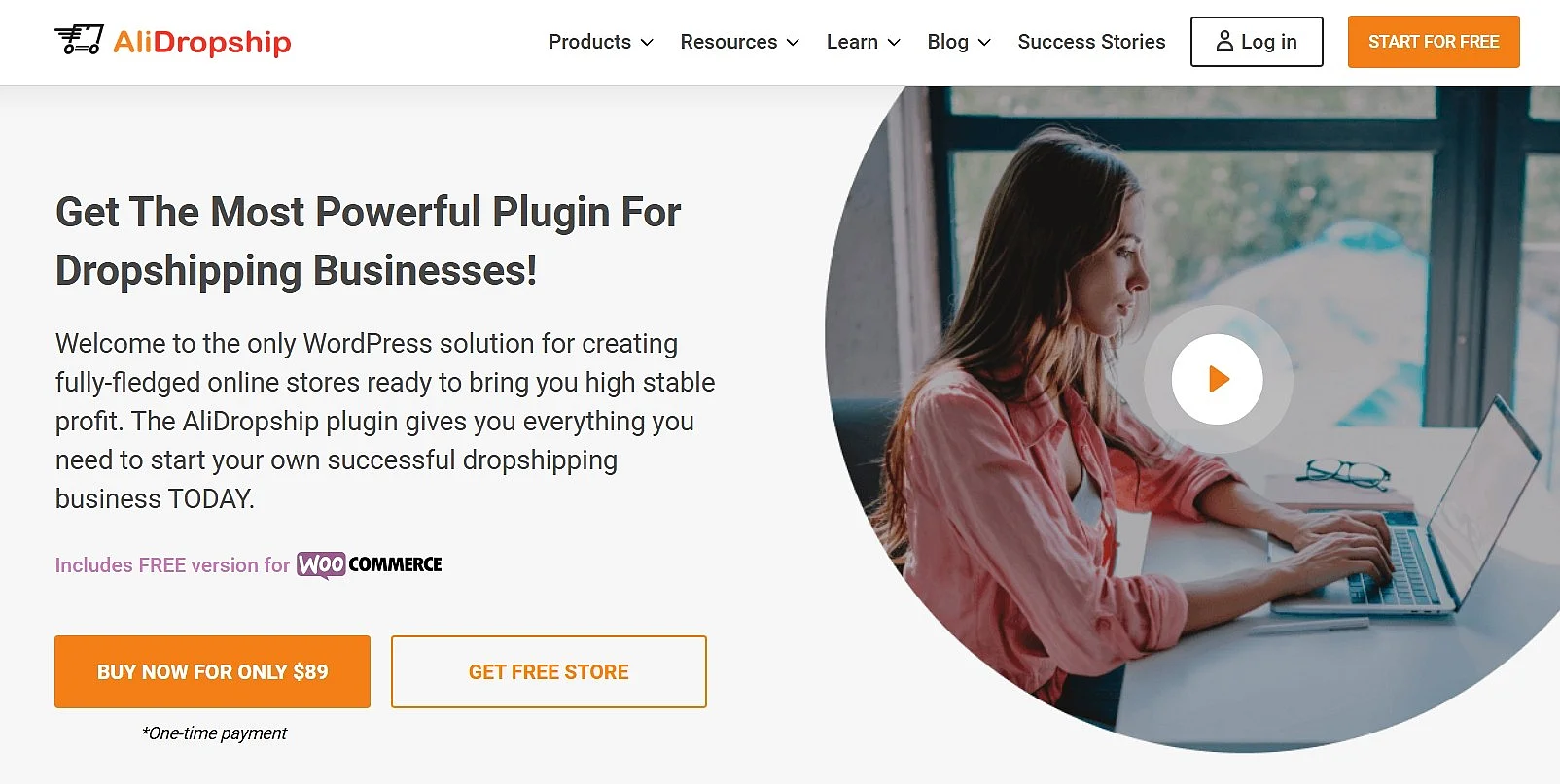 Immagine: Sito web del plugin AliDropship