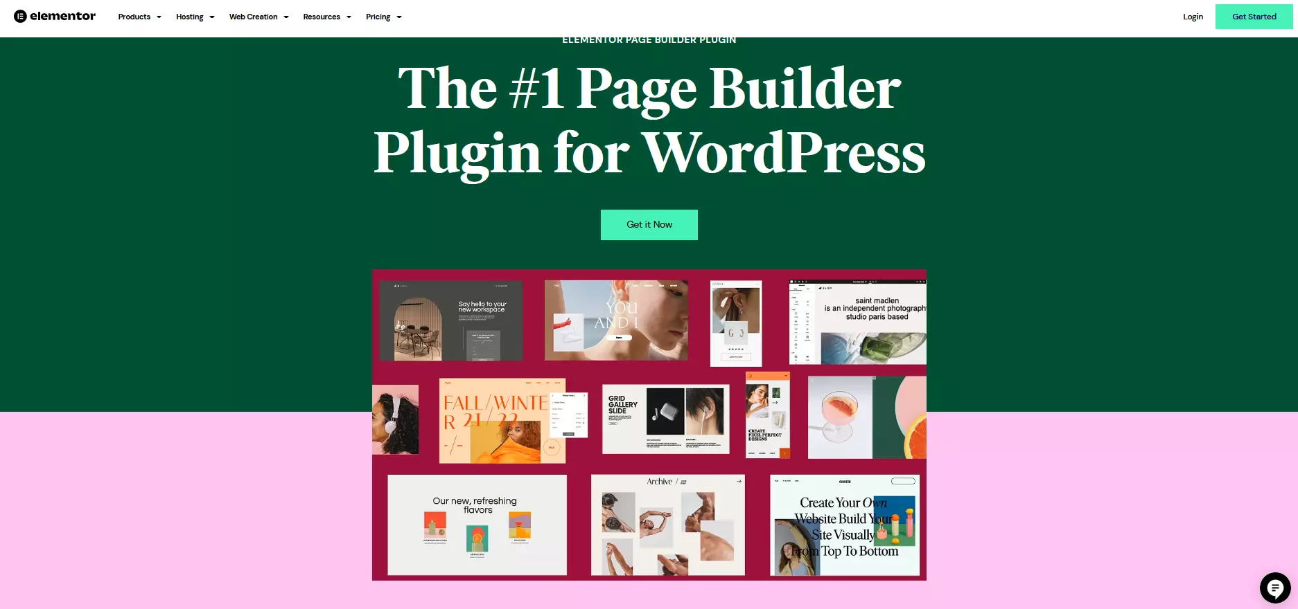 Pagina di destinazione del plugin Elementor di WordPress Immagine: Pagina di destinazione del plugin Elementor di WordPress