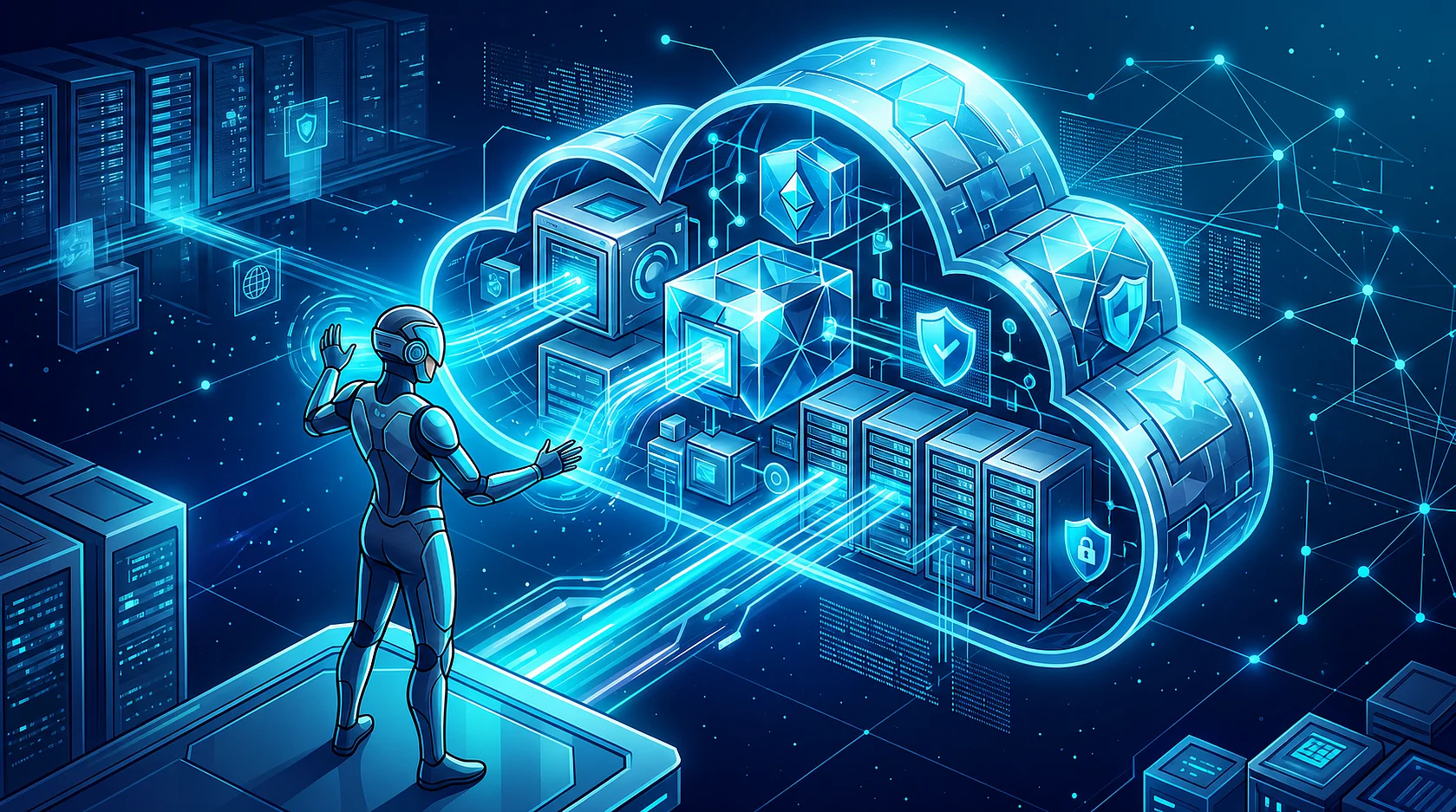 Immagine: Managed cloud hosting: strutture server flessibili a portata di clic