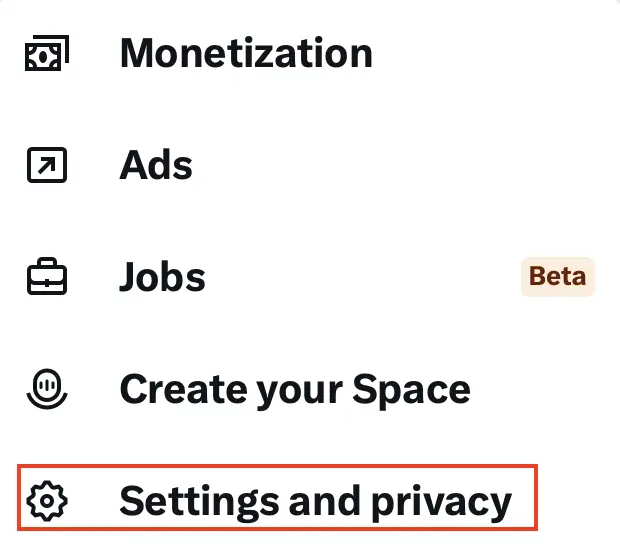 Twitter: “Impostazioni e privacy” Immagine: Twitter: “Impostazioni e privacy”