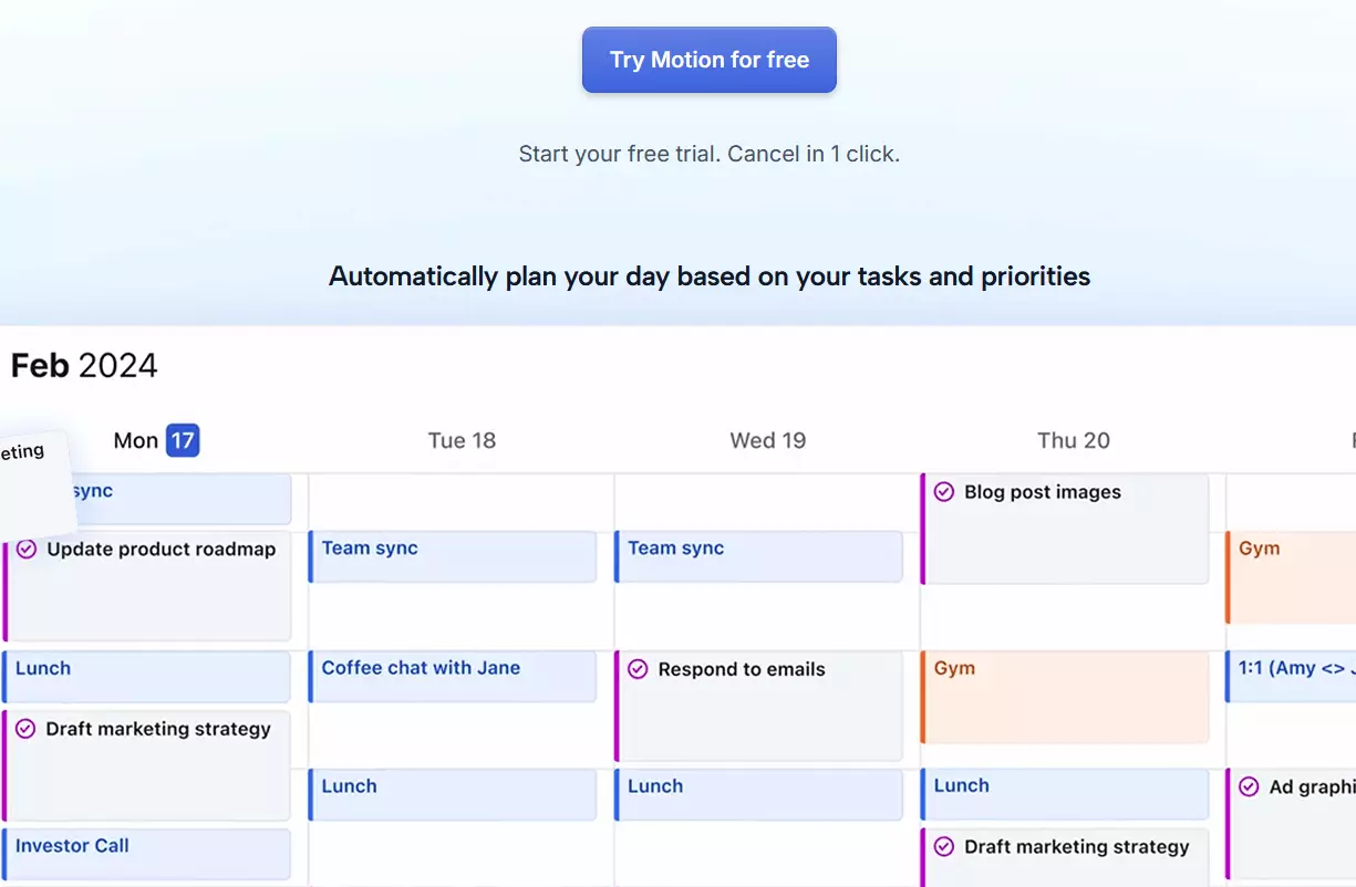 Screenshot del sito web di Motion Immagine: Screenshot del sito web di Motion