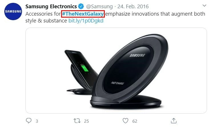 Immagine: Hashtag Marketing: Samsung Electronics su Twitter
