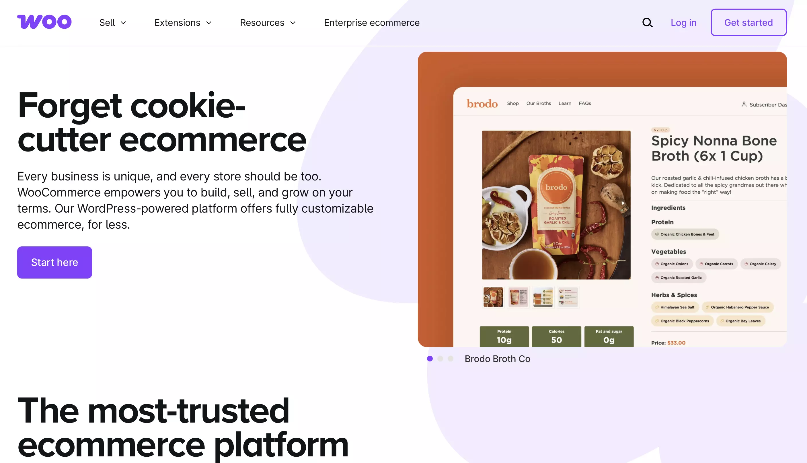 Pagina iniziale di WooCommerce Immagine: Pagina iniziale di WooCommerce