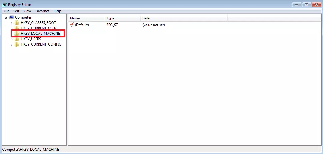 Immagine: Registro di sistema di Windows