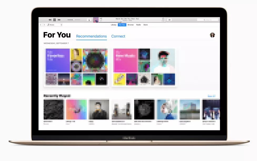 Immagine: Screenshot della panoramica offerta da iTunes