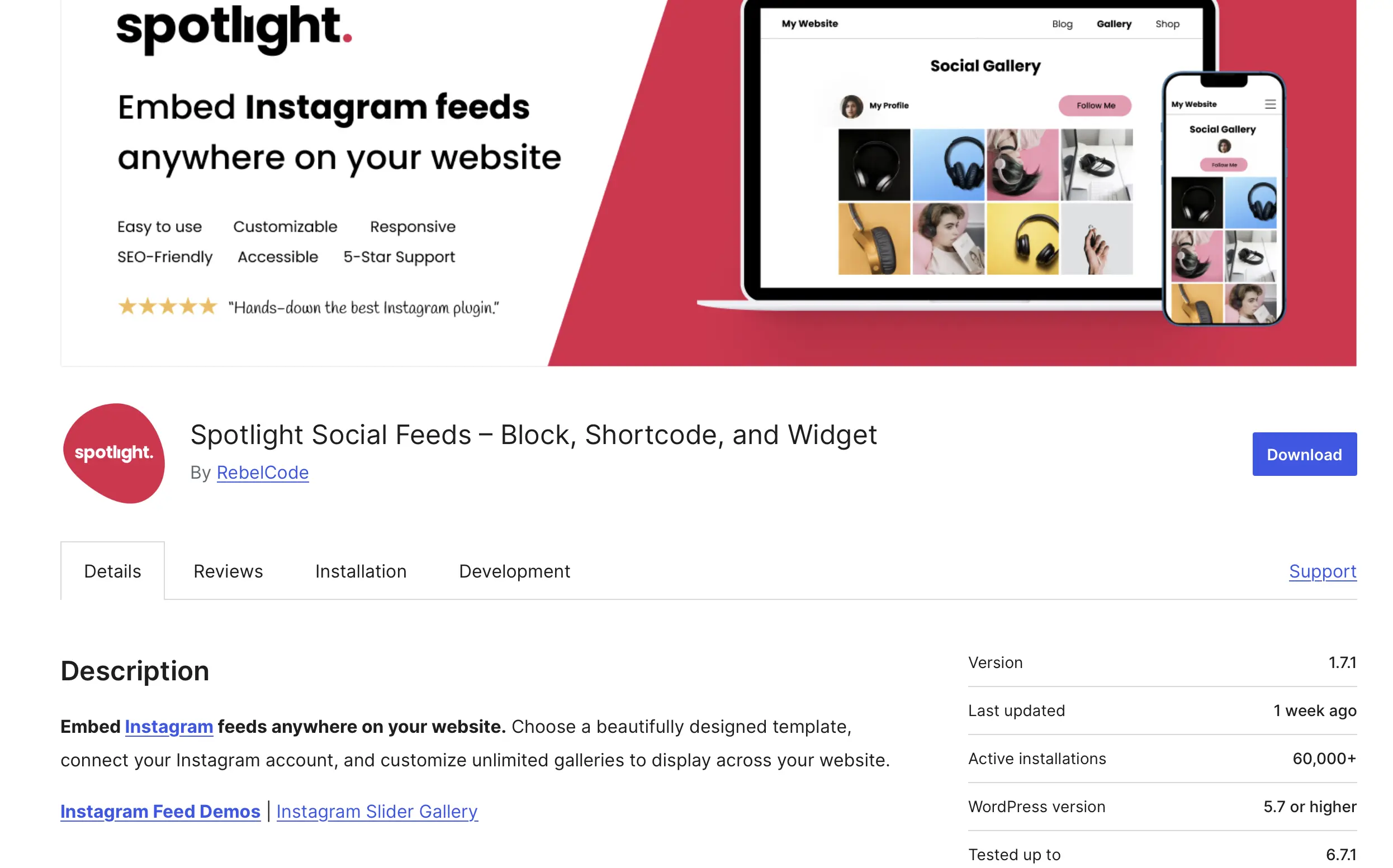 Spotlight nella directory dei plugin WordPress Immagine: Spotlight nella directory dei plugin WordPress
