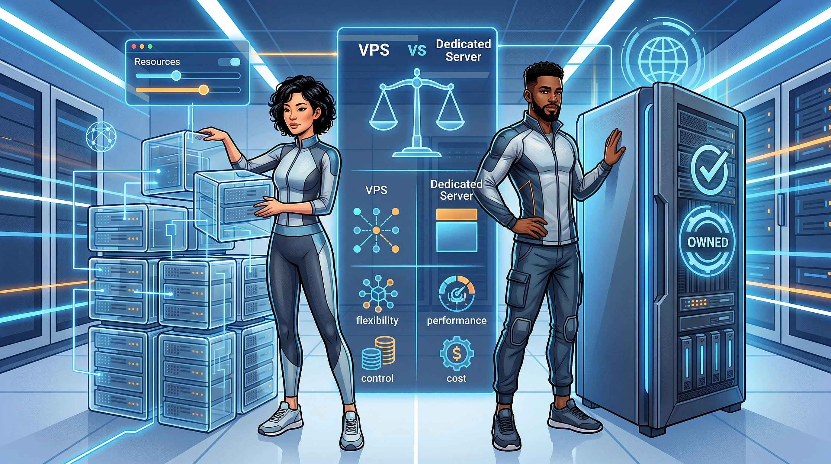 VPS vs server dedicato: quale hosting è il migliore? Immagine: VPS vs server dedicato: quale hosting è il migliore?