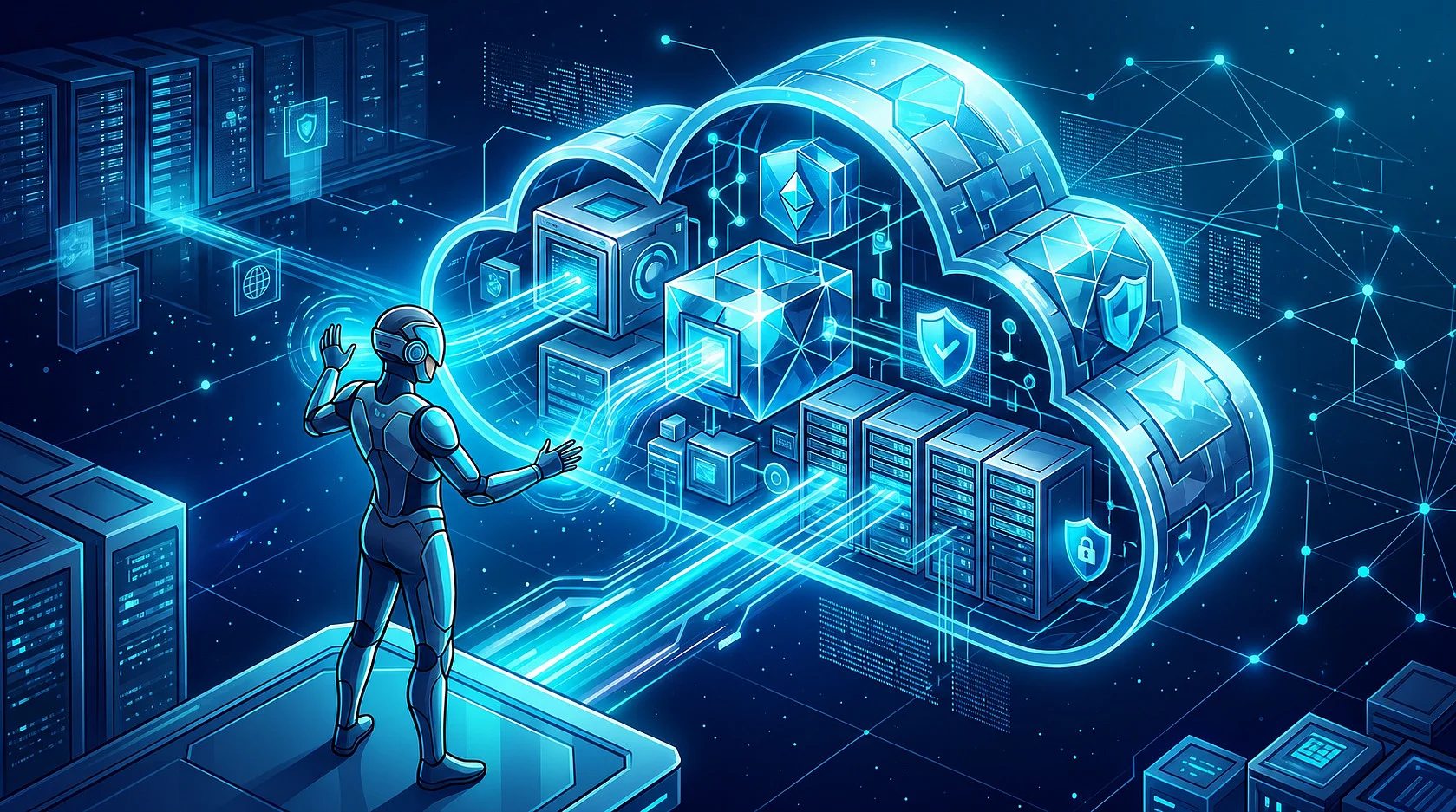 Immagine: Managed cloud hosting: strutture server flessibili a portata di clic