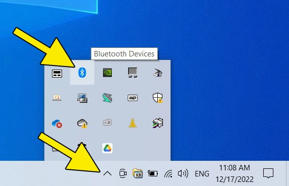 Screenshot di Windows 10: Centro notifiche e icona Bluetooth Screenshot di Windows 10: Centro notifiche e icona Bluetooth
