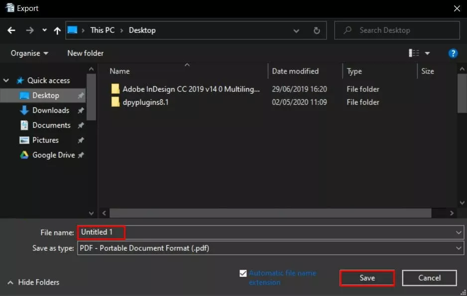 Immagine: Convertire il file ODT in PDF: salvare il file PDF