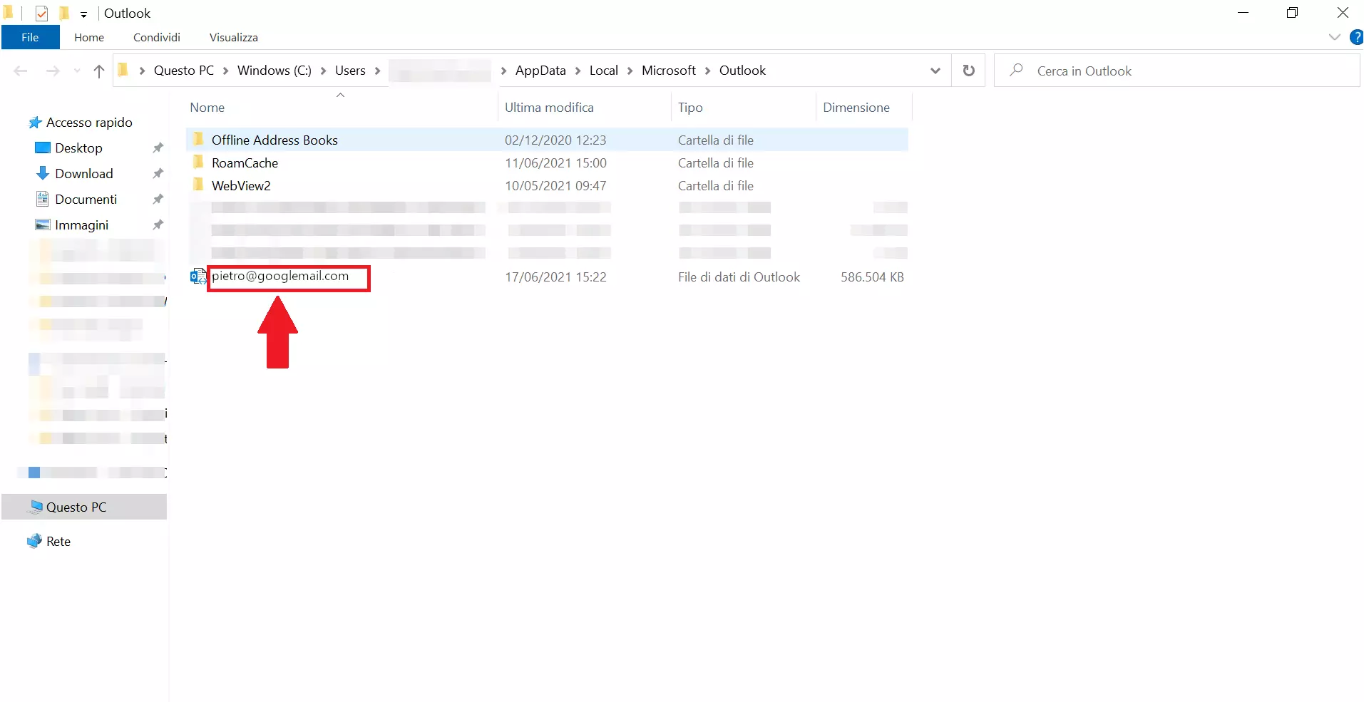 Cache di Outlook: cancellare il file OST Cache di Outlook: cancellare il file OST