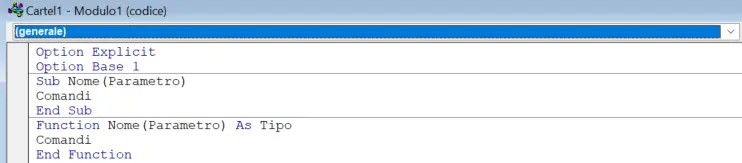 Immagine: VBA di Excel: compilazione