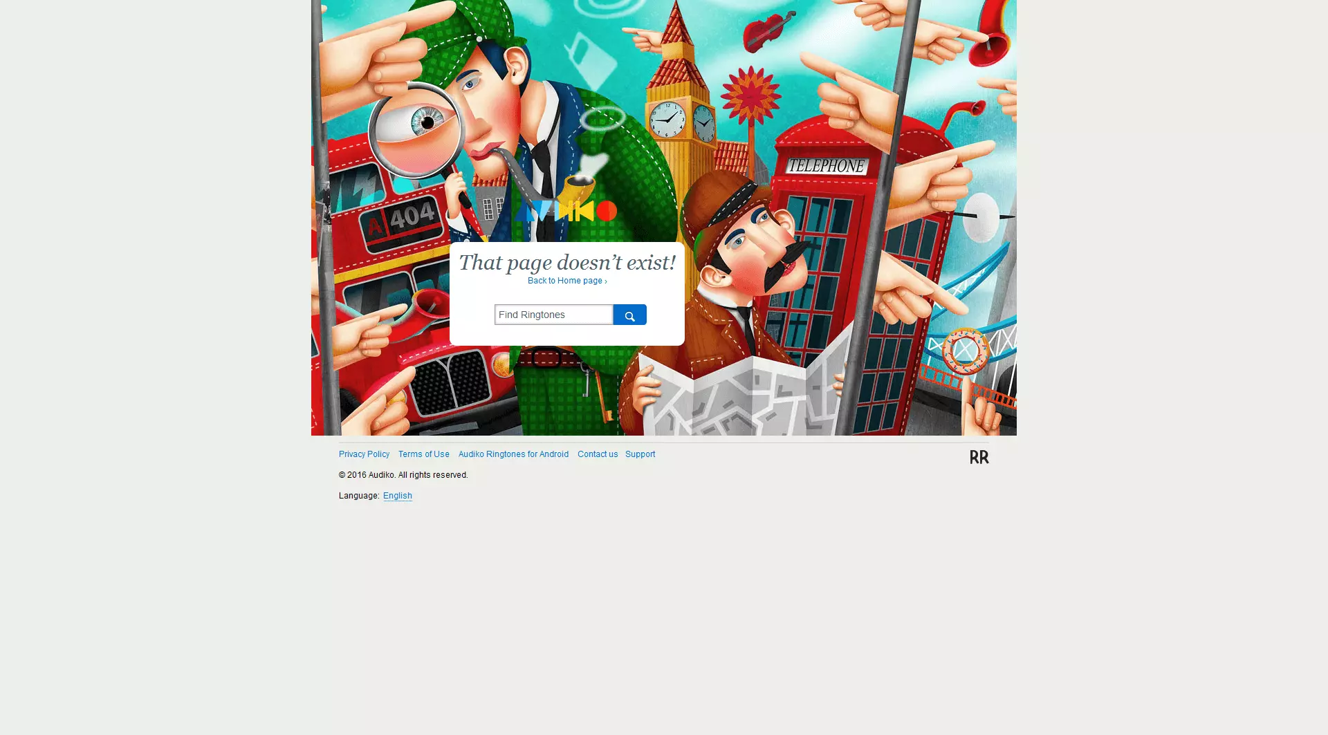 Immagine: Pagina 404 di Audiko