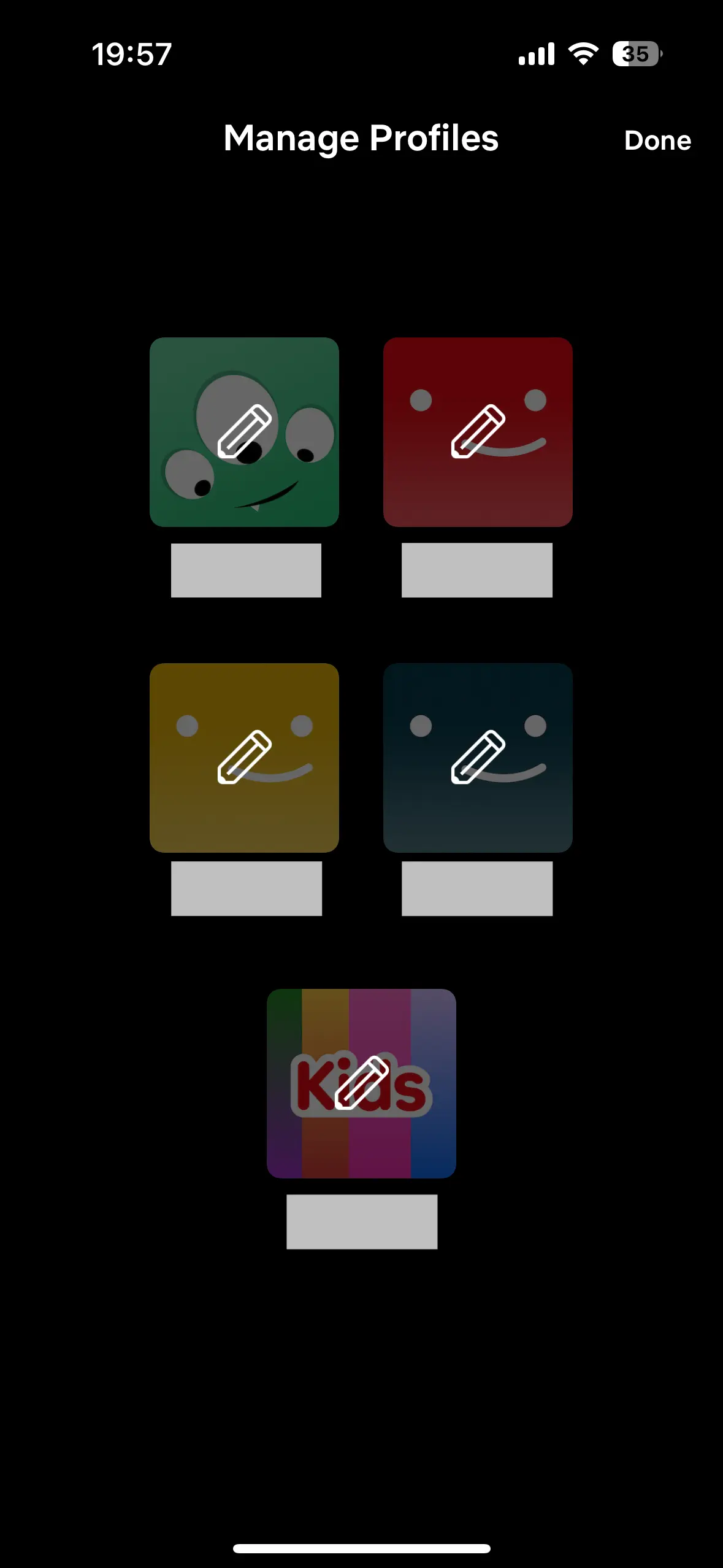 Immagine: App Netflix: gestione dei profili