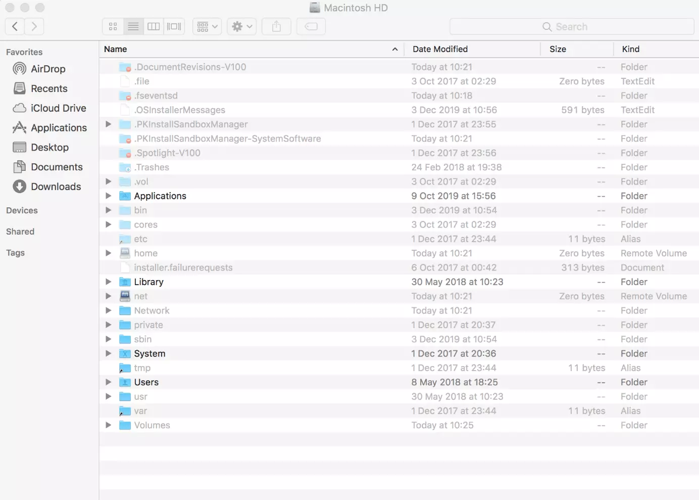 Immagine: Visualizzare i file nascosti sul Mac 