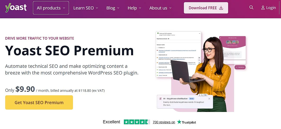 Sito di Yoast SEO Immagine: Sito di Yoast SEO
