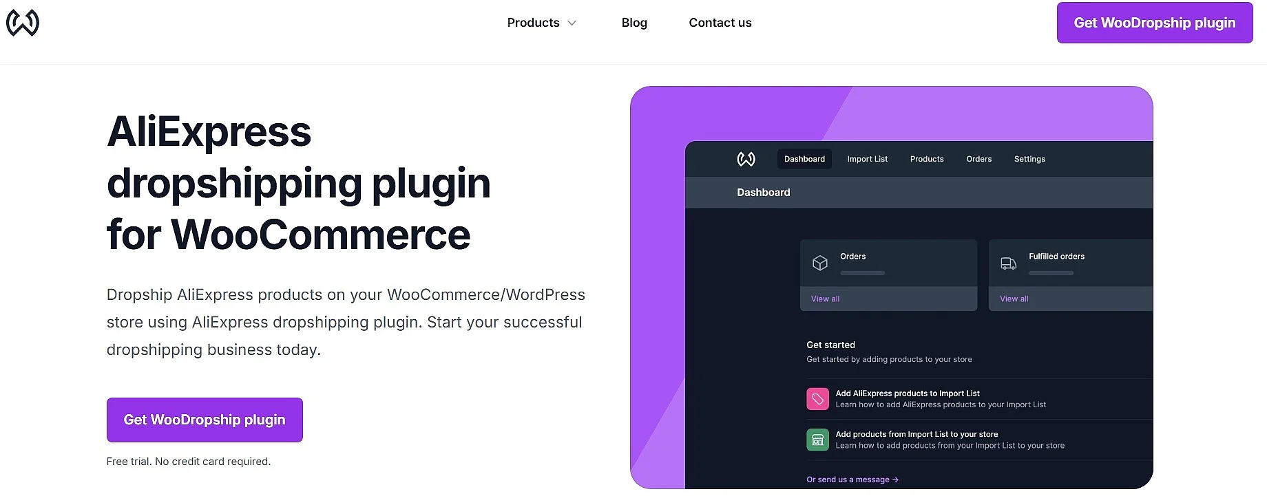 Immagine: Sito web del plugin WooDropship