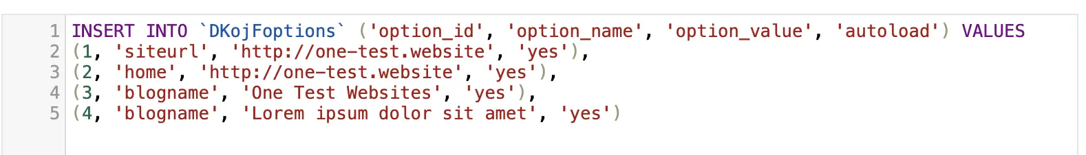 Richiesta SQL per cambiare il database SQL Immagine: Richiesta SQL per cambiare il database SQL