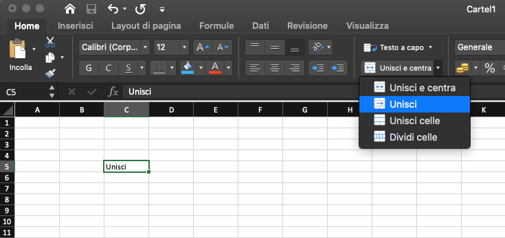 Collegare e unire le celle in Excel in pochi semplici passaggi - IONOS