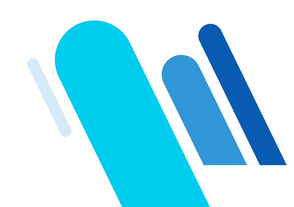 Loghi di aziende partner e clienti con grafica blu astratta IONOS in primo piano.